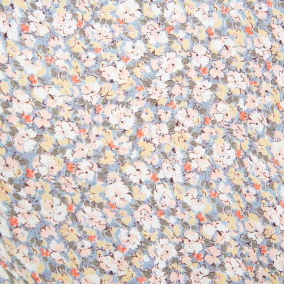 NWOT Sienna Sky Floral Print Half Button Down Blouse - Picture 3 of 9